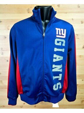 New York Giants NFL Team Women's Full-Zip Jacket Size Medium